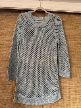 GAP Light Blue Open-Knit Sweater